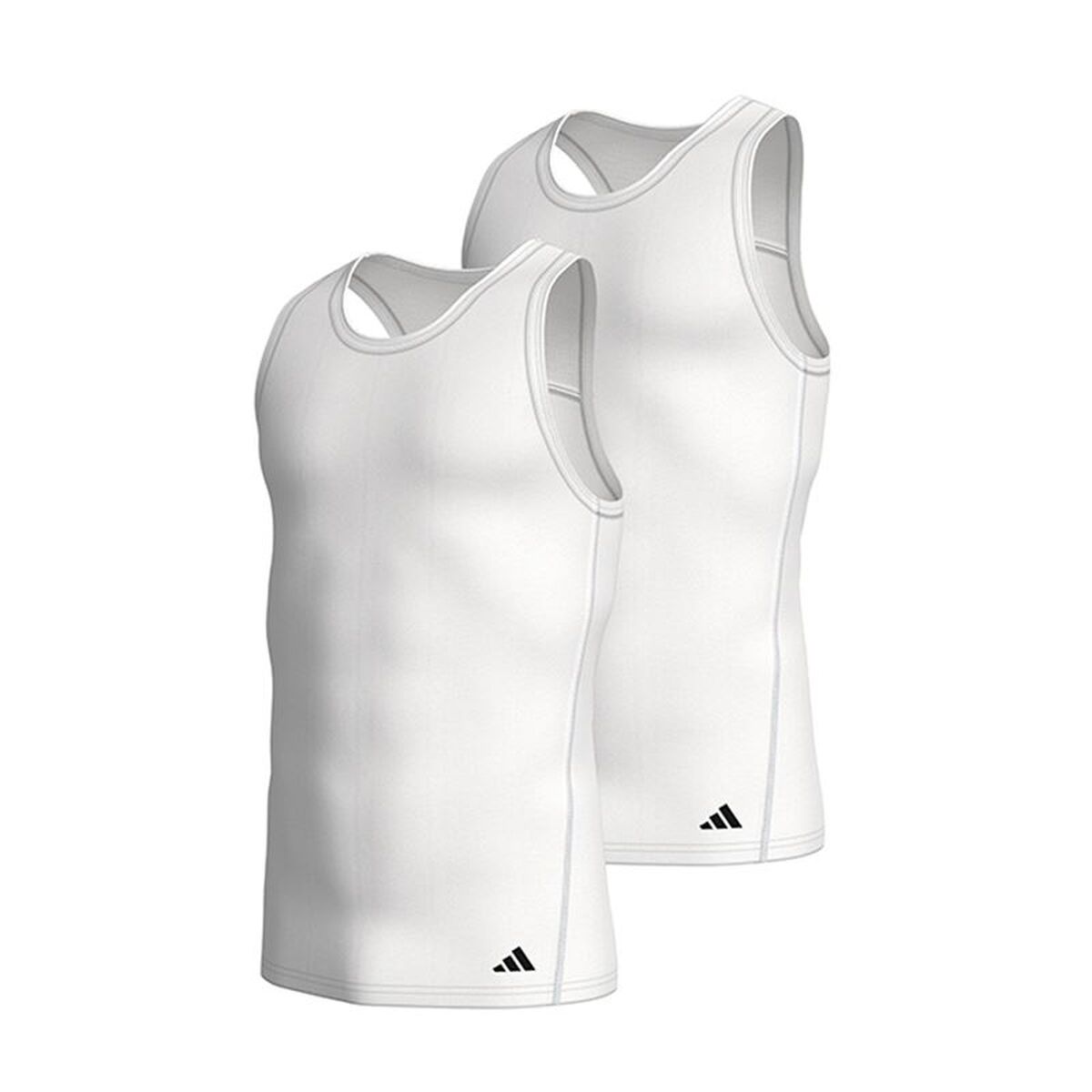 Tricou cu Bretele Bărbat Adidas Active Flex Alb