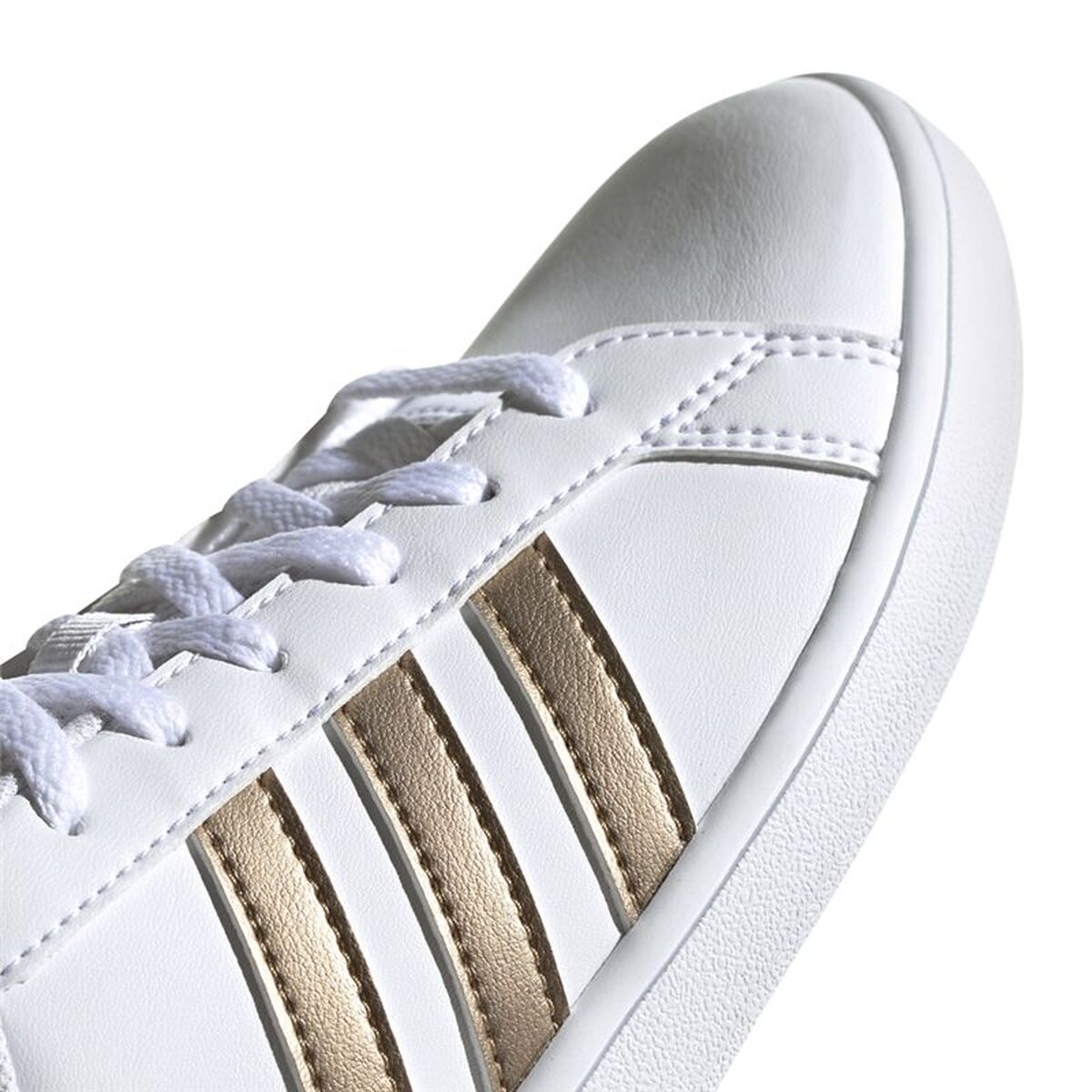 Adidași pentru Copii Adidas Grand Court Alb