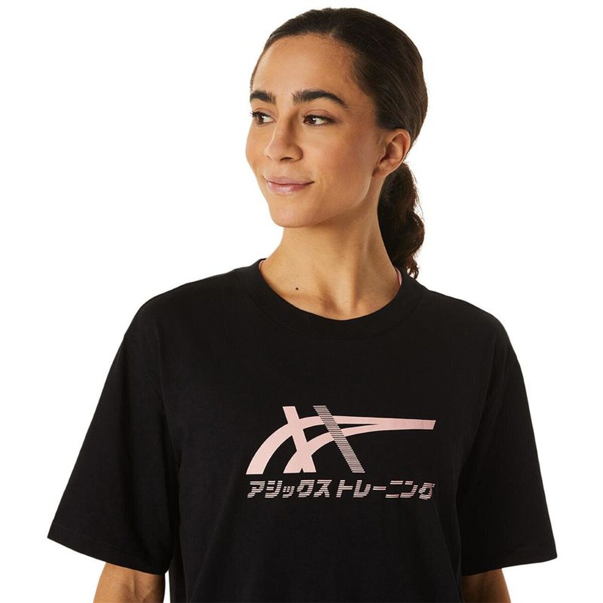 Tricou cu Mânecă Scurtă Femei Asics 2032C509-001 (L)