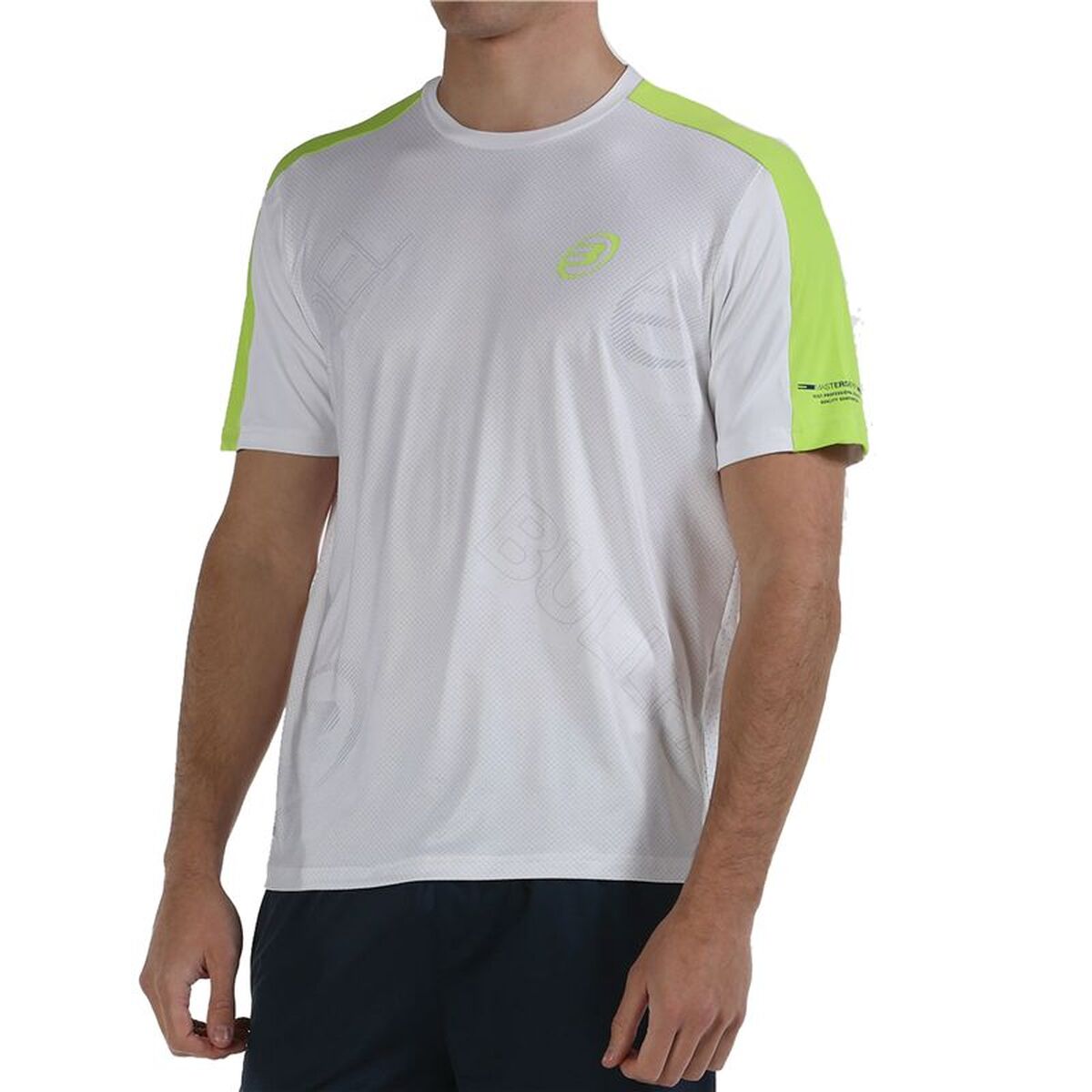 Tricou cu Mânecă Scurtă Bărbați Bullpadel MITAD-012 Alb