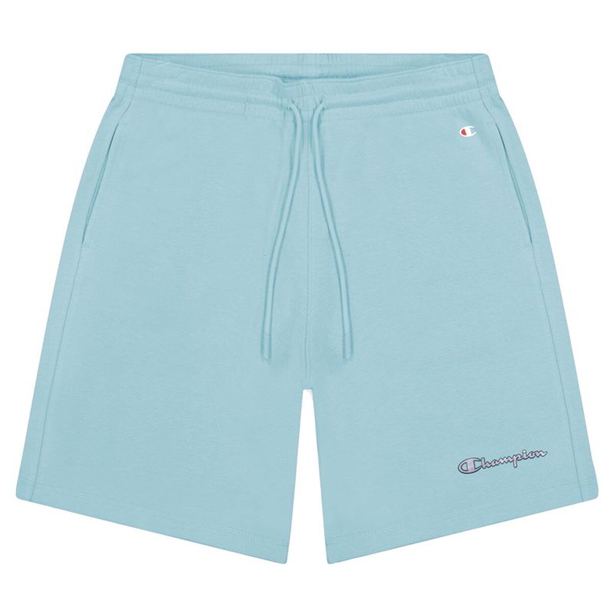 Pantalon Scurt Sport Champion Script Logo Albastru Bărbați