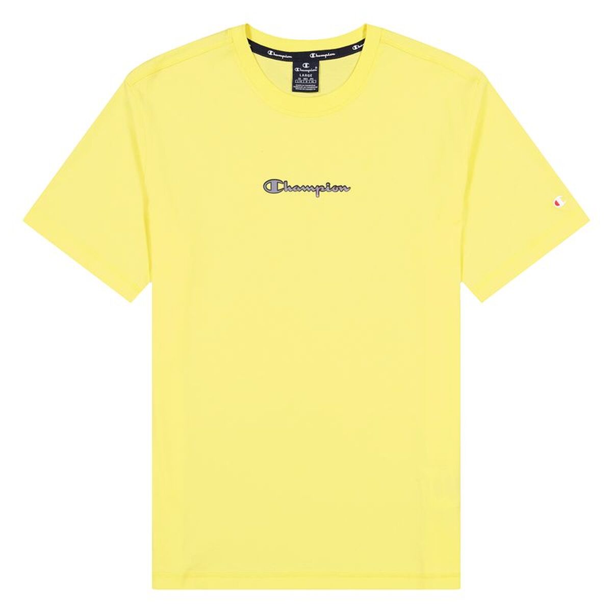 Tricou cu Mânecă Scurtă Bărbați Champion 217219-YS008 Galben (S)