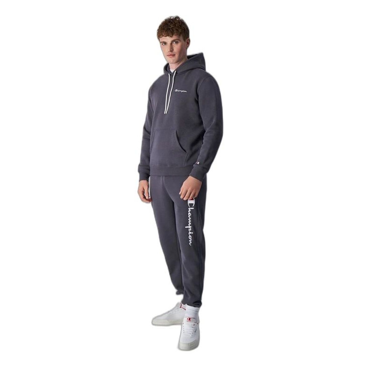 Pantaloni lungi de sport Champion Rib Cuff Legacy Gri Bărbați