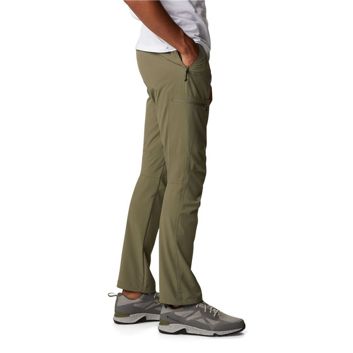 Pantaloni lungi de sport Columbia Triple Canyon Măslină