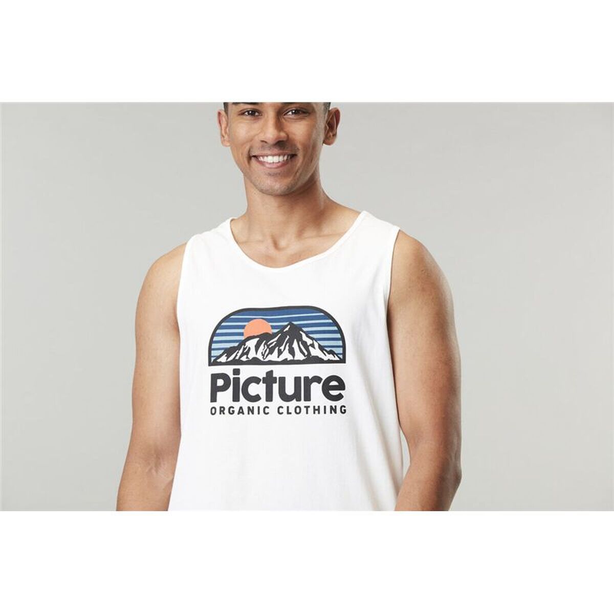 Tricou cu Mânecă Scurtă Bărbați Picture MTS944.B Alb