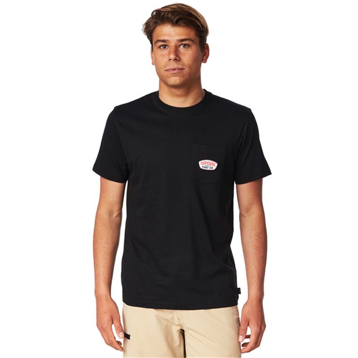 Tricou cu Mânecă Scurtă Bărbați Rip Curl CTEVA5-90 Negru (S)