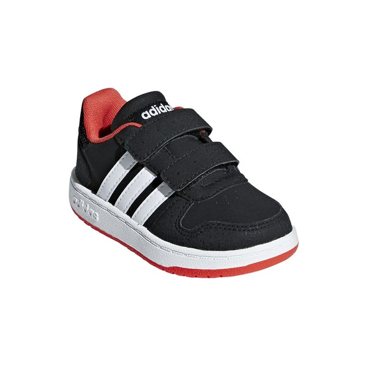 Încălțăminte Sport pentru Bebeluși Adidas Hoops 2.0 Negru