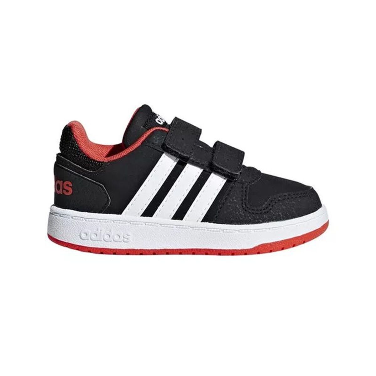 Încălțăminte Sport pentru Bebeluși Adidas Hoops 2.0 Negru