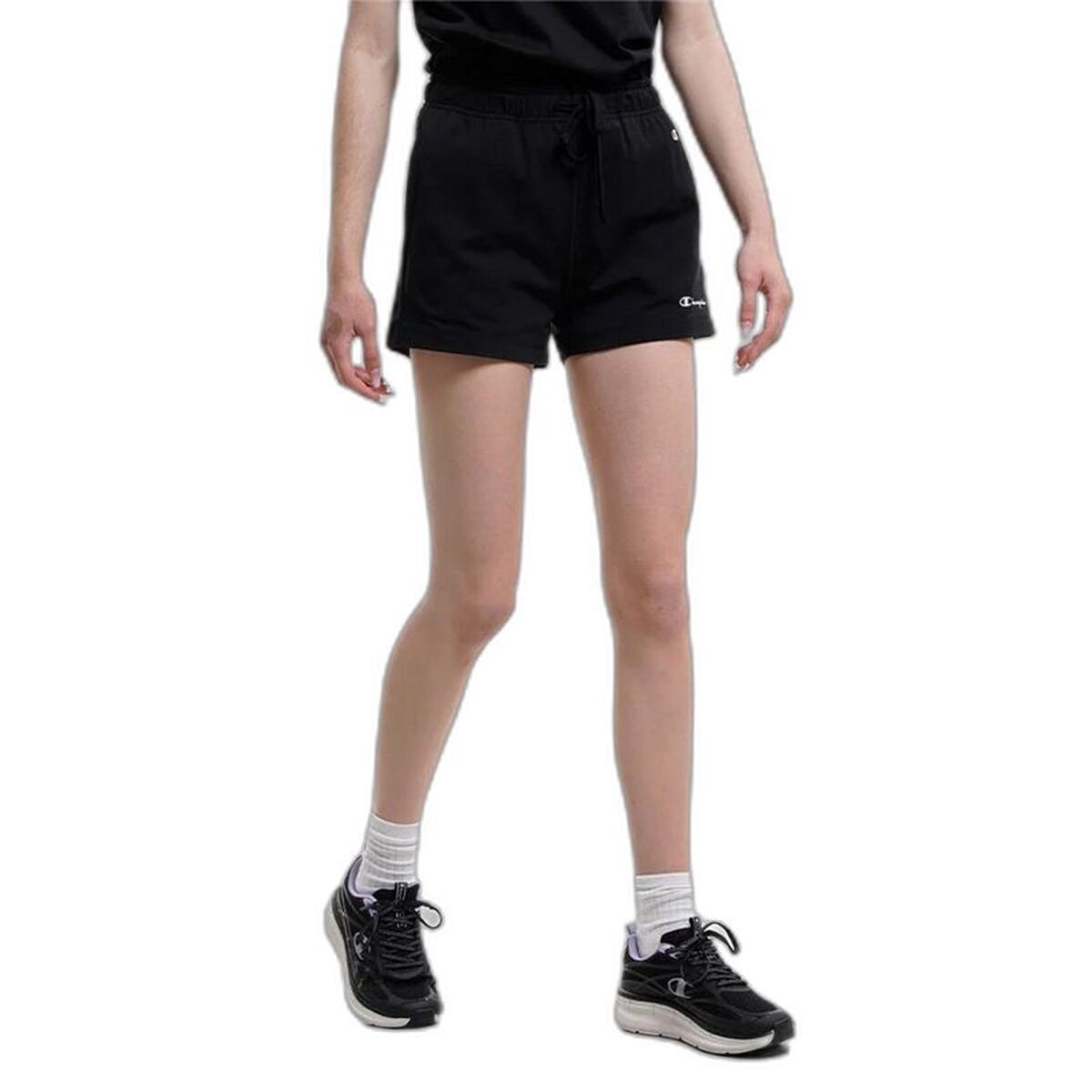 Pantaloni Scurți Sport pentru Damă Champion Negru