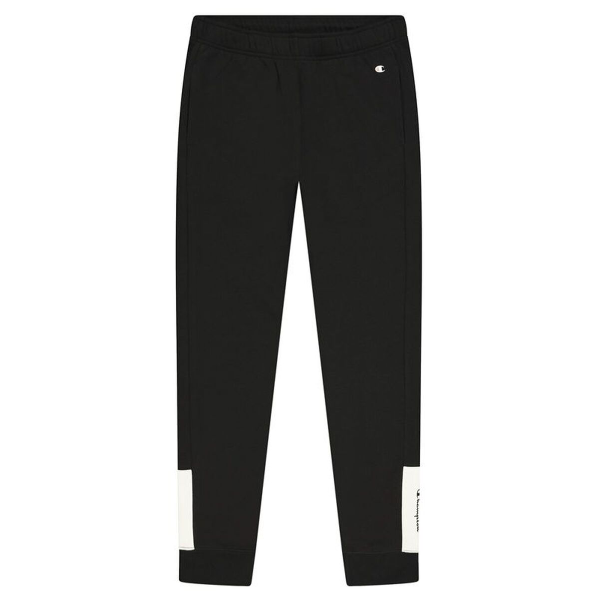 Pantaloni lungi de sport Champion Rib Cuff Colour Block Negru Bărbați