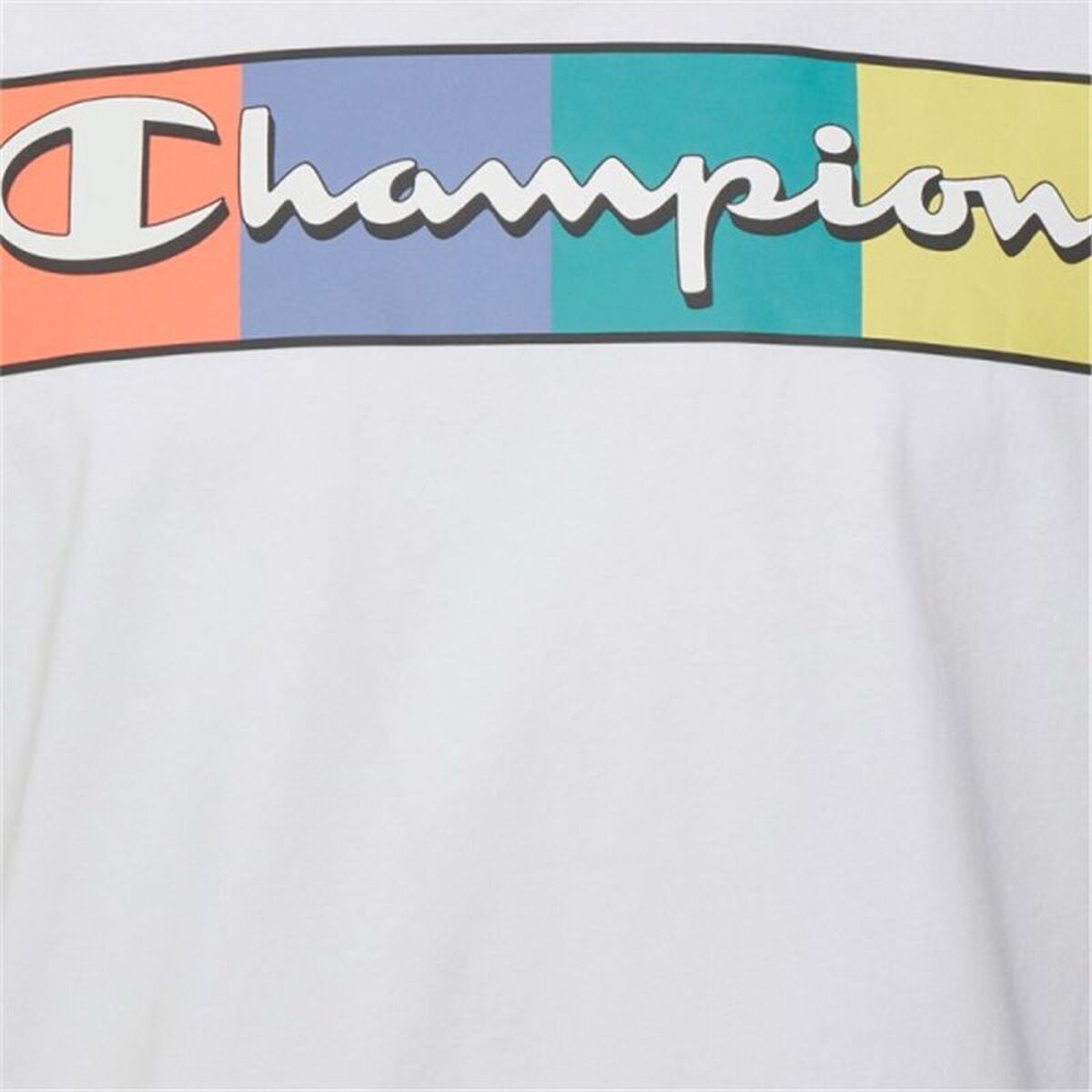 Tricou cu Mânecă Scurtă Bărbați Champion Alb
