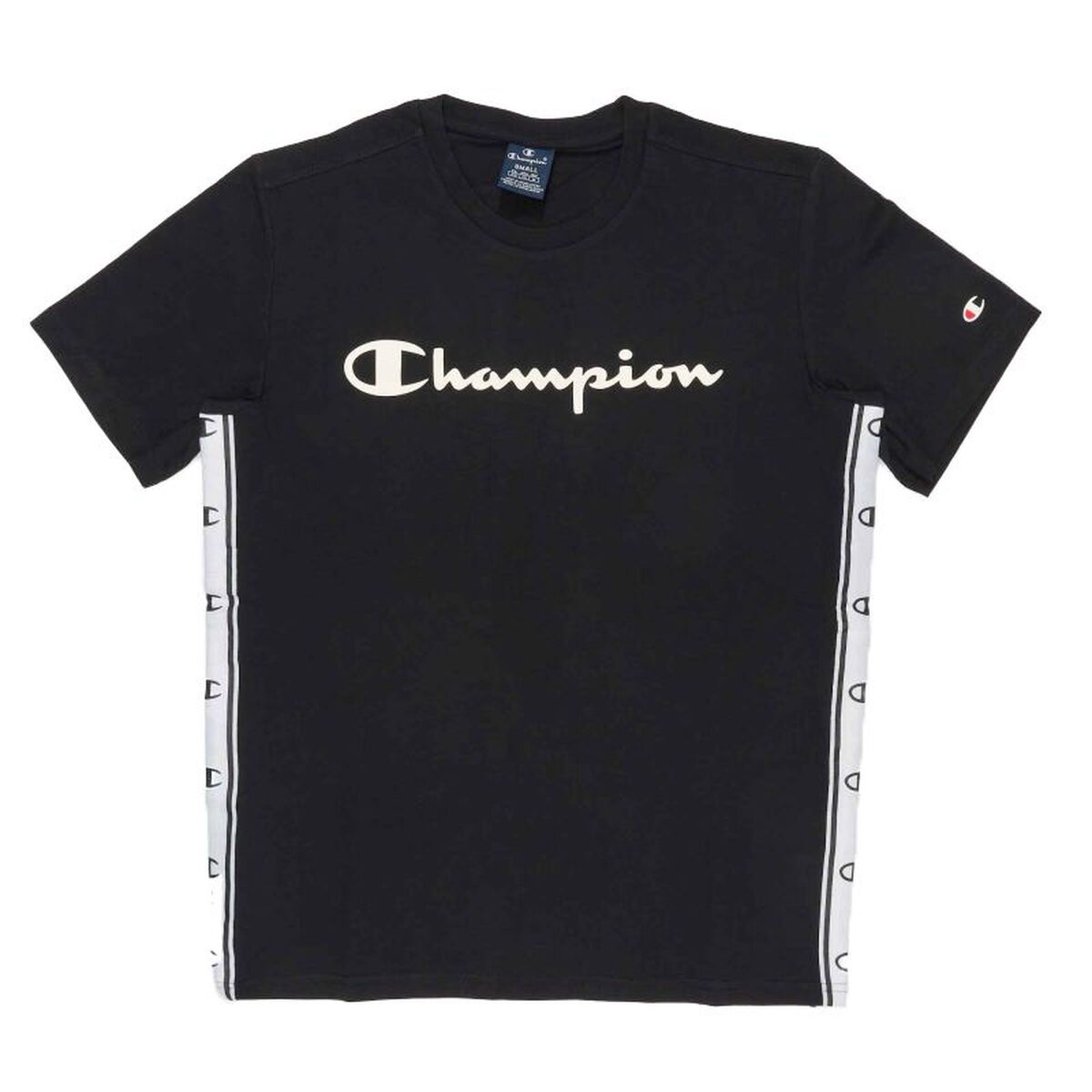 Tricou cu Mânecă Scurtă Bărbați Champion Negru