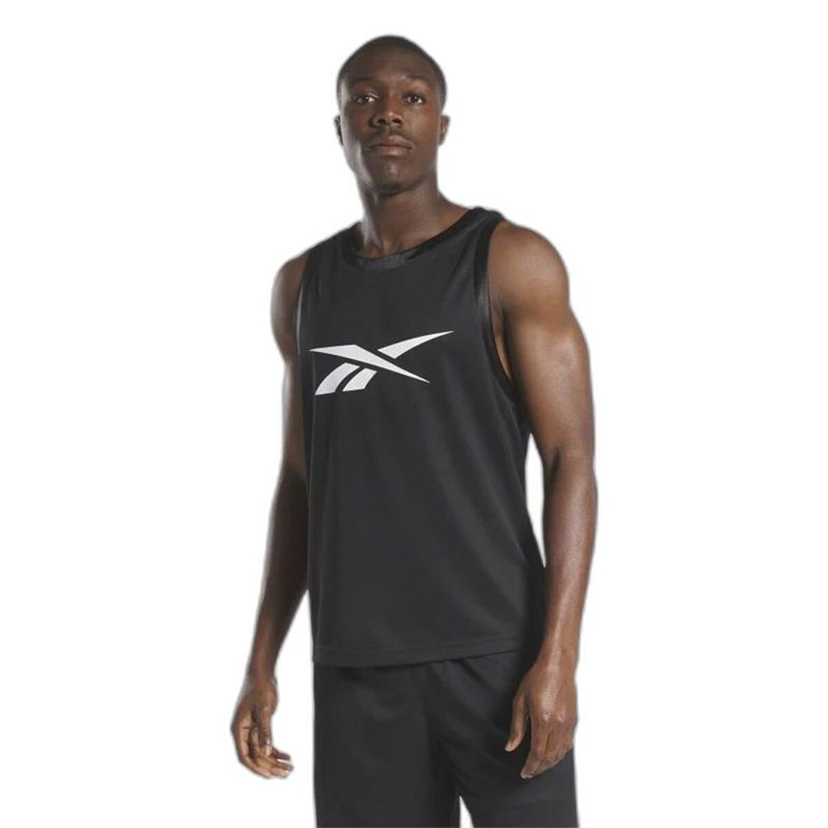 Tricou de baschet Reebok Basketball Mesh Negru