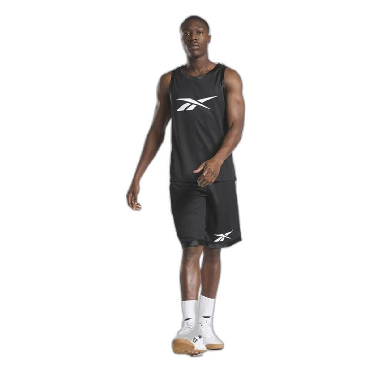 Tricou de baschet Reebok Basketball Mesh Negru
