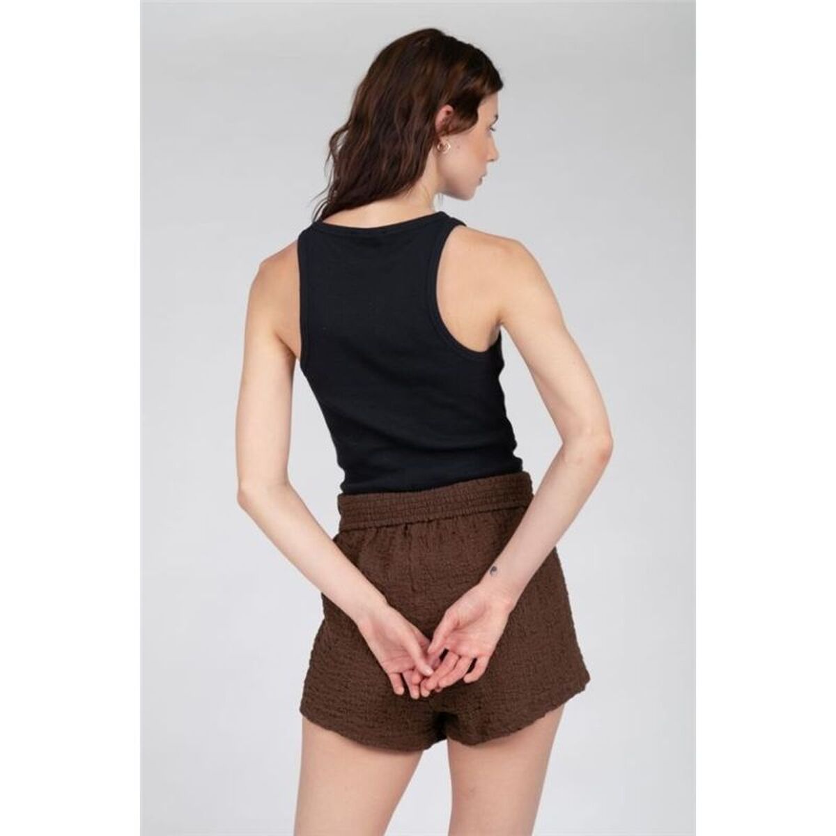 Tricou de Damă fără Mâneci 24COLOURS Negru