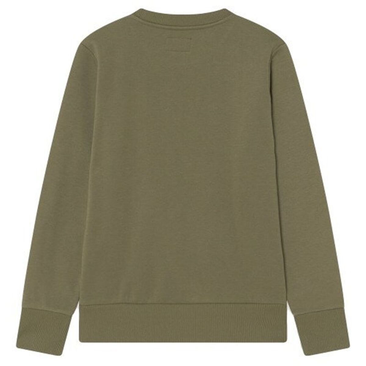 Hanorac fără Glugă Copii Converse Wordamark Verde inchis