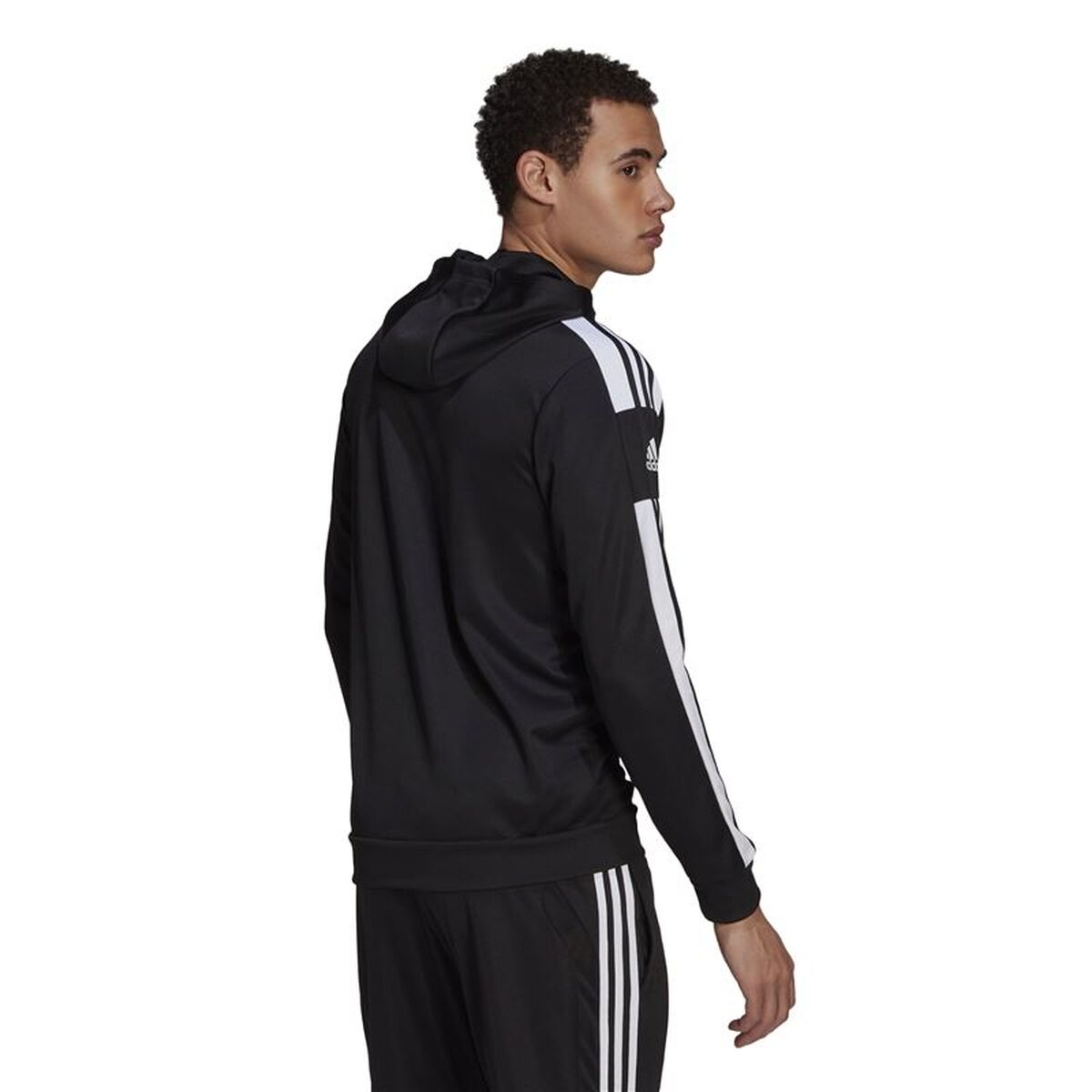 Hanorac cu Glugă Bărbați Adidas Sq21 Hood Negru