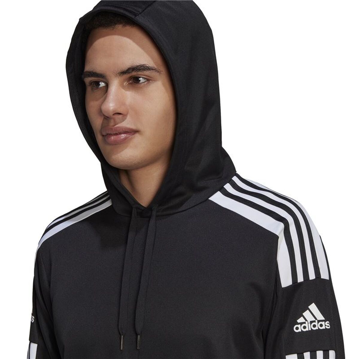 Hanorac cu Glugă Bărbați Adidas Sq21 Hood Negru