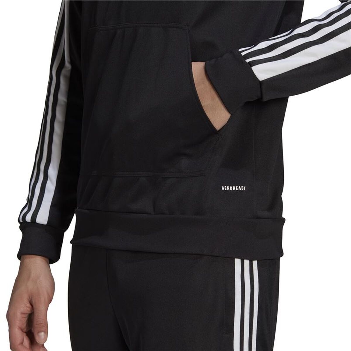 Hanorac cu Glugă Bărbați Adidas Sq21 Hood Negru