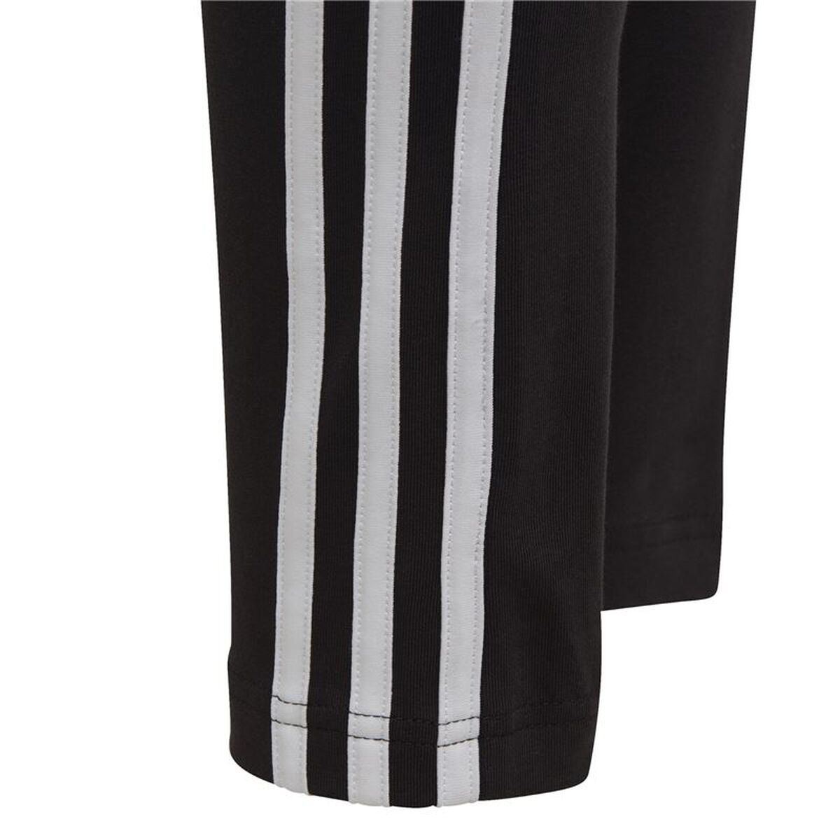 Colanți Sport pentru Copii Adidas Cotton 3 Bandas Girl Negru