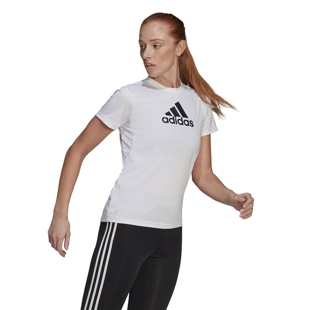 Tricou cu Mânecă Scurtă Femei Adidas GL3821 Alb (XS)