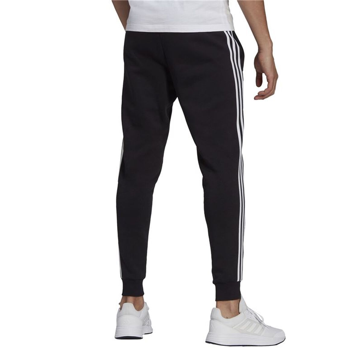 Pantaloni lungi de sport Adidas 3S Fl F Pt Negru Bărbați