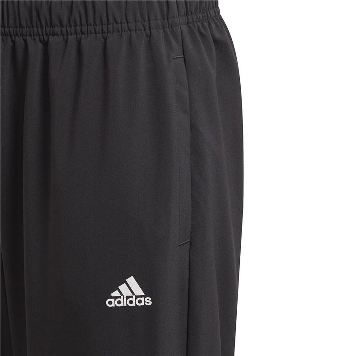 Pantaloni lungi de sport Adidas Essentials Stanford Boys Negru