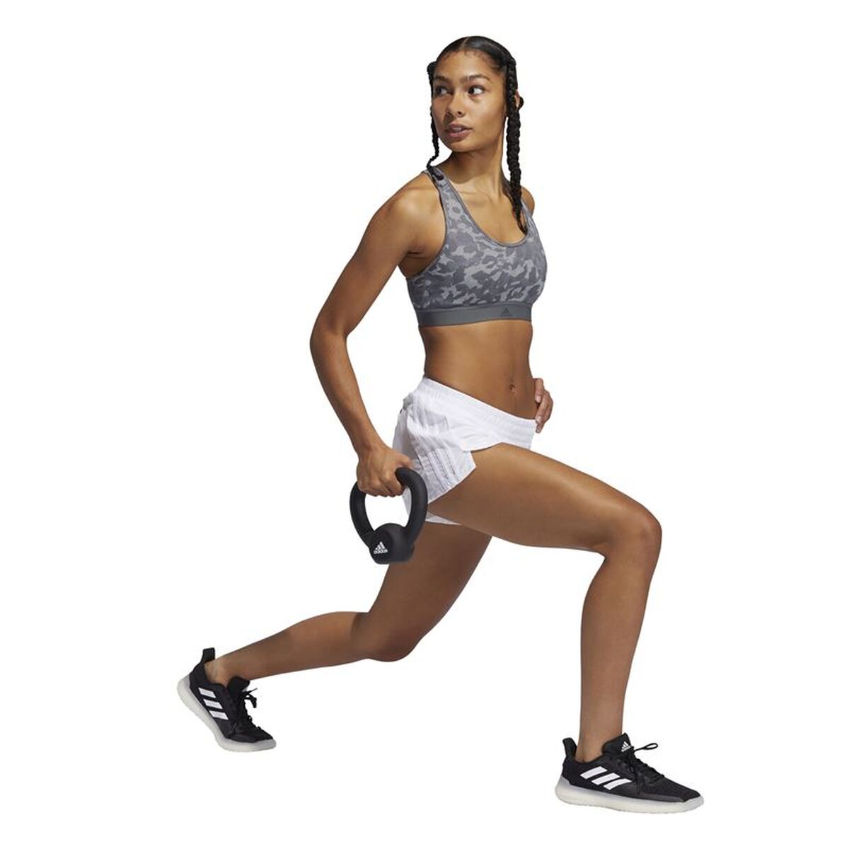 Sutien Sport Adidas Believe This Gri închis
