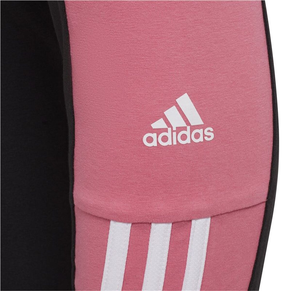 Colanți Sport pentru Copii Adidas Essentials Colorblock Negru