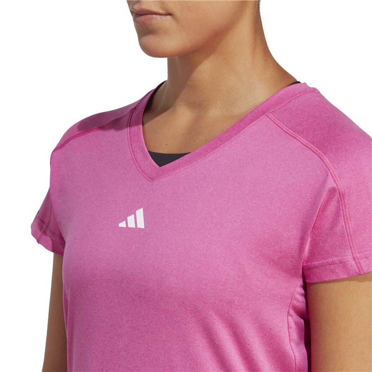 Tricou cu Mânecă Scurtă Femei Adidas HR7876 Roz (XS)
