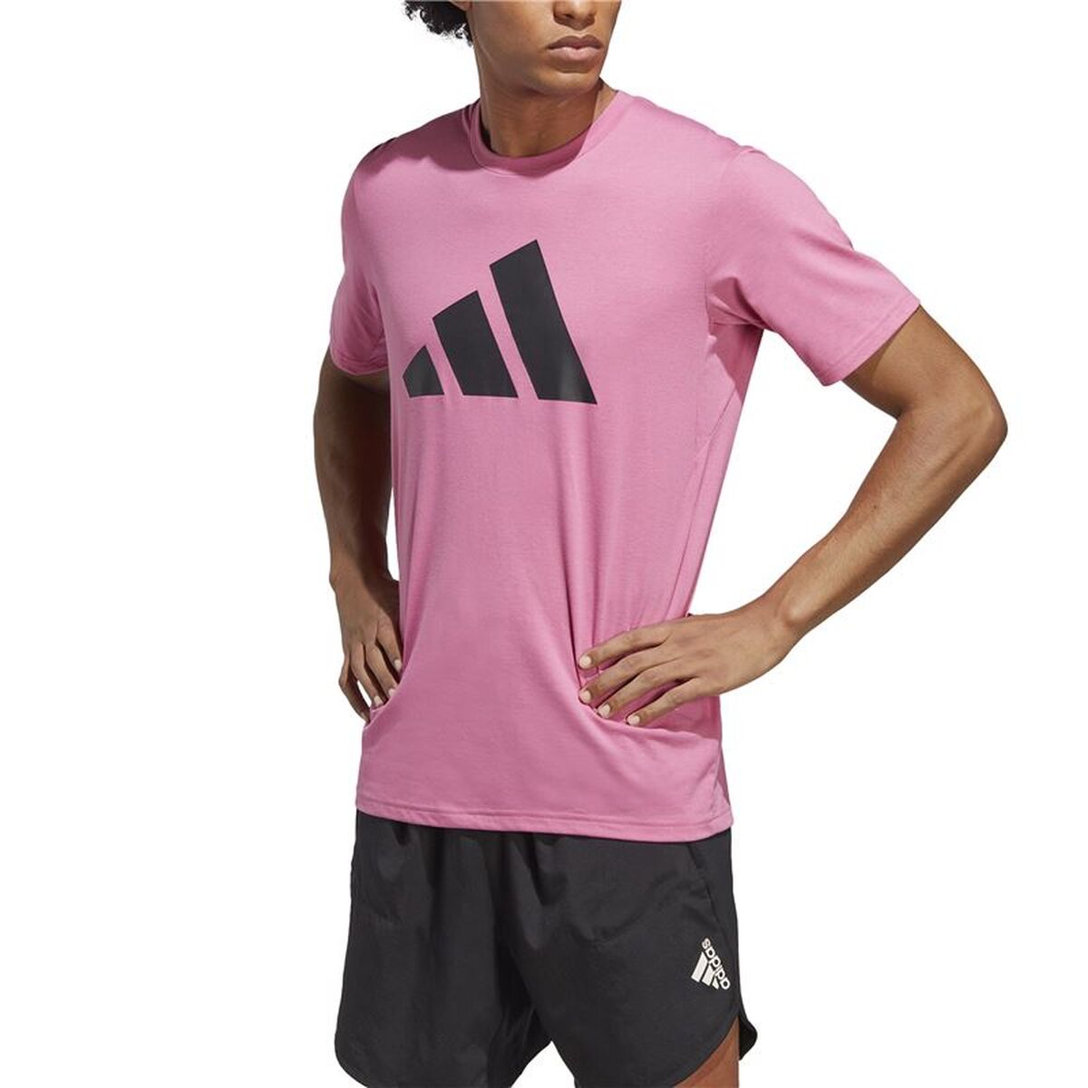 Tricou cu Mânecă Scurtă Bărbați Adidas IC1218 Prună (S)