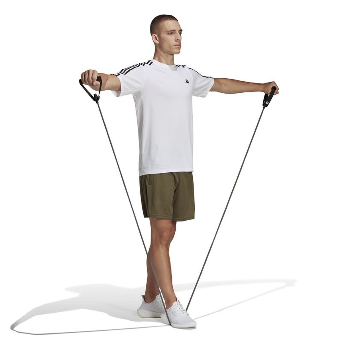 Pantaloni Scurți Sport pentru Bărbați Adidas Essentials Logo Castaniu