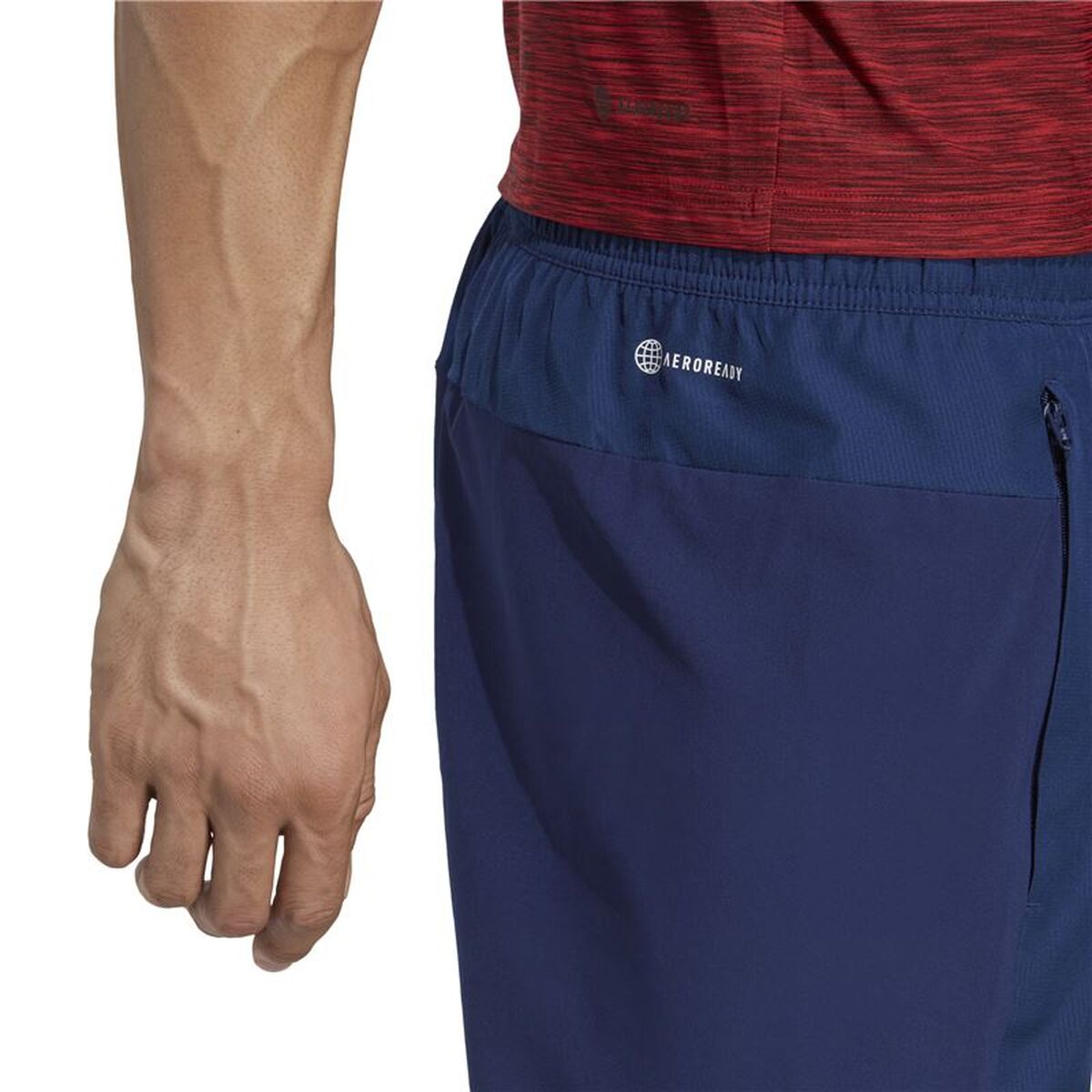 Pantaloni lungi de sport Adidas Designed For Movement Albastru Bărbați