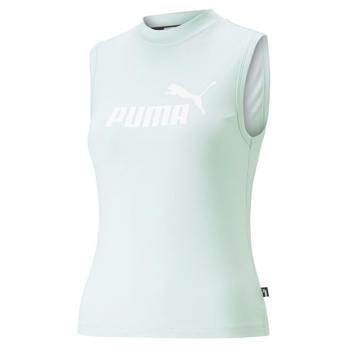 Tricou de Damă fără Mâneci Puma Ess Slim Logo Tank Acvamarin