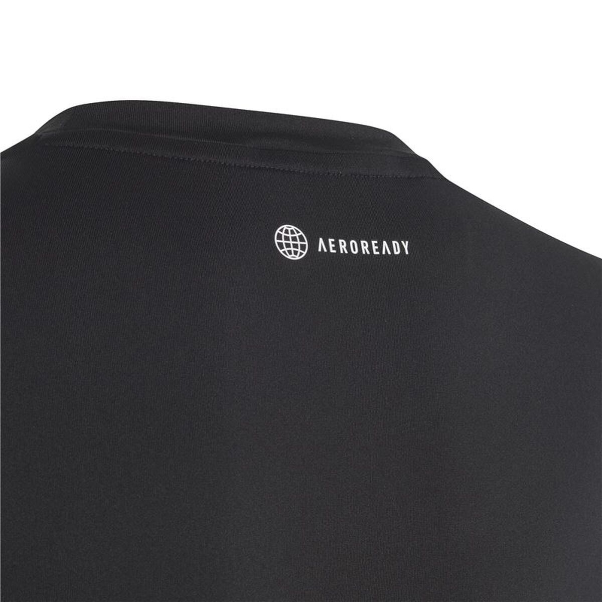 Tricou cu Mânecă Scurtă pentru Copii Adidas Icons Negru