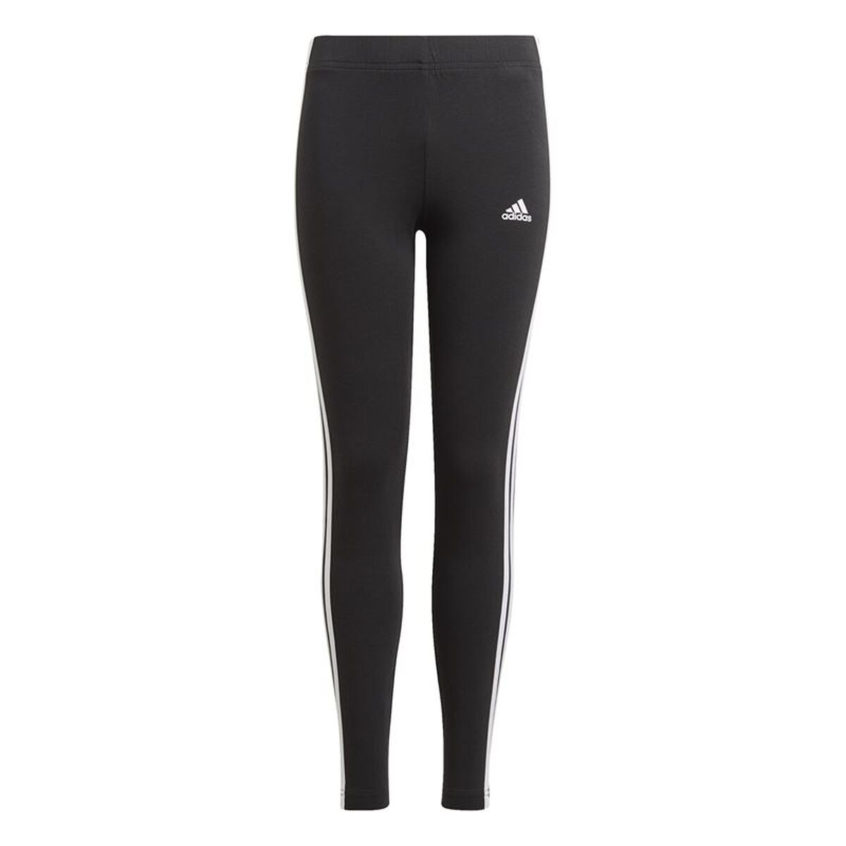 Colanți Sport pentru Copii Adidas Essentials 3 Bandas Negru