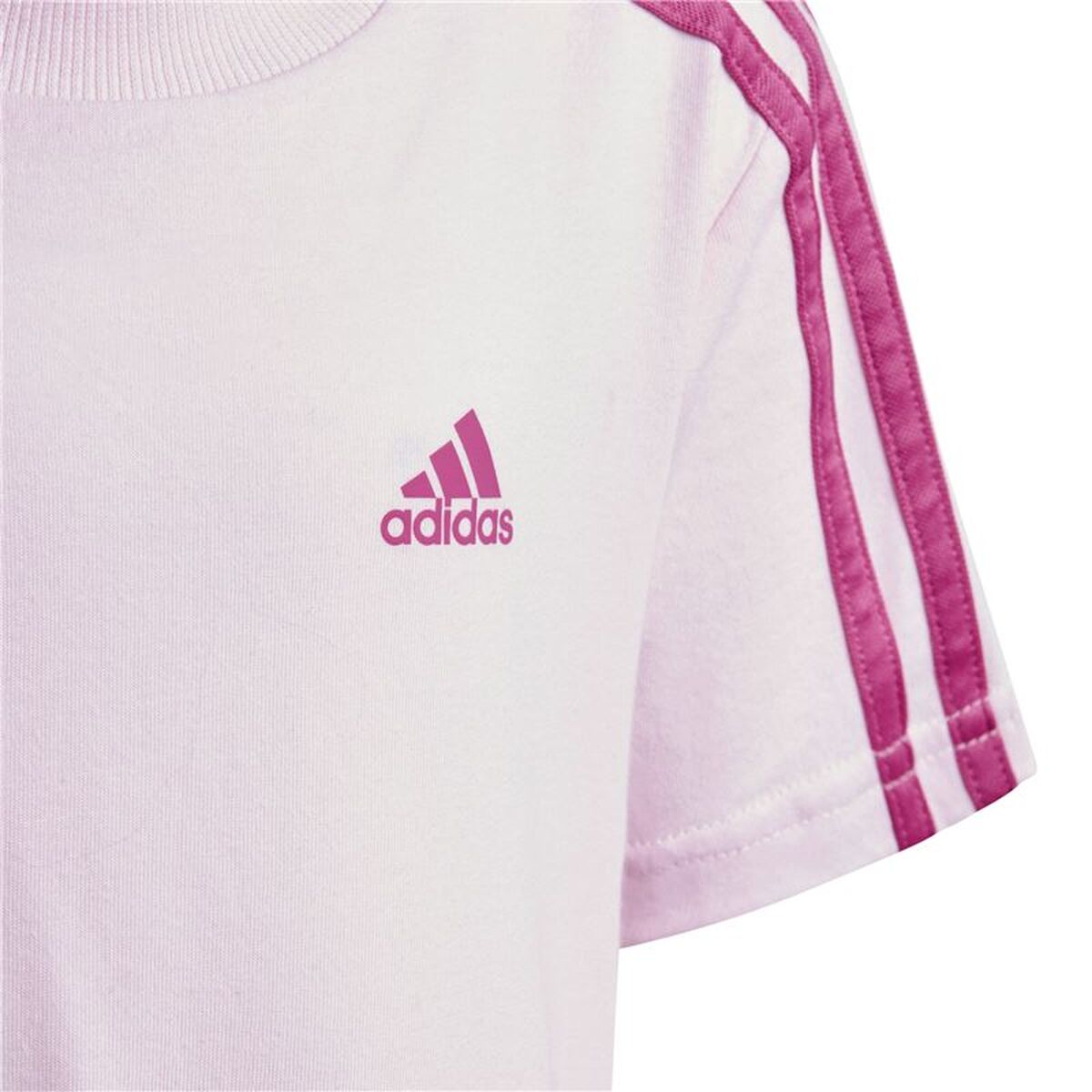 Set Sport pentru Copii Adidas Lk 3S Co T Set Roz