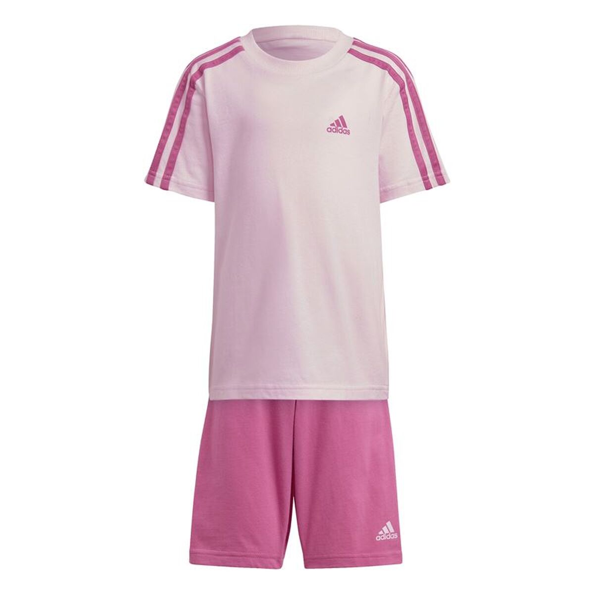 Set Sport pentru Copii Adidas Lk 3S Co T Set Roz