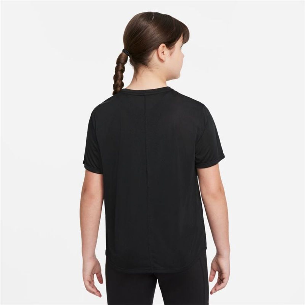 Tricou cu Mânecă Scurtă pentru Copii Nike DD7639-010 Negru
