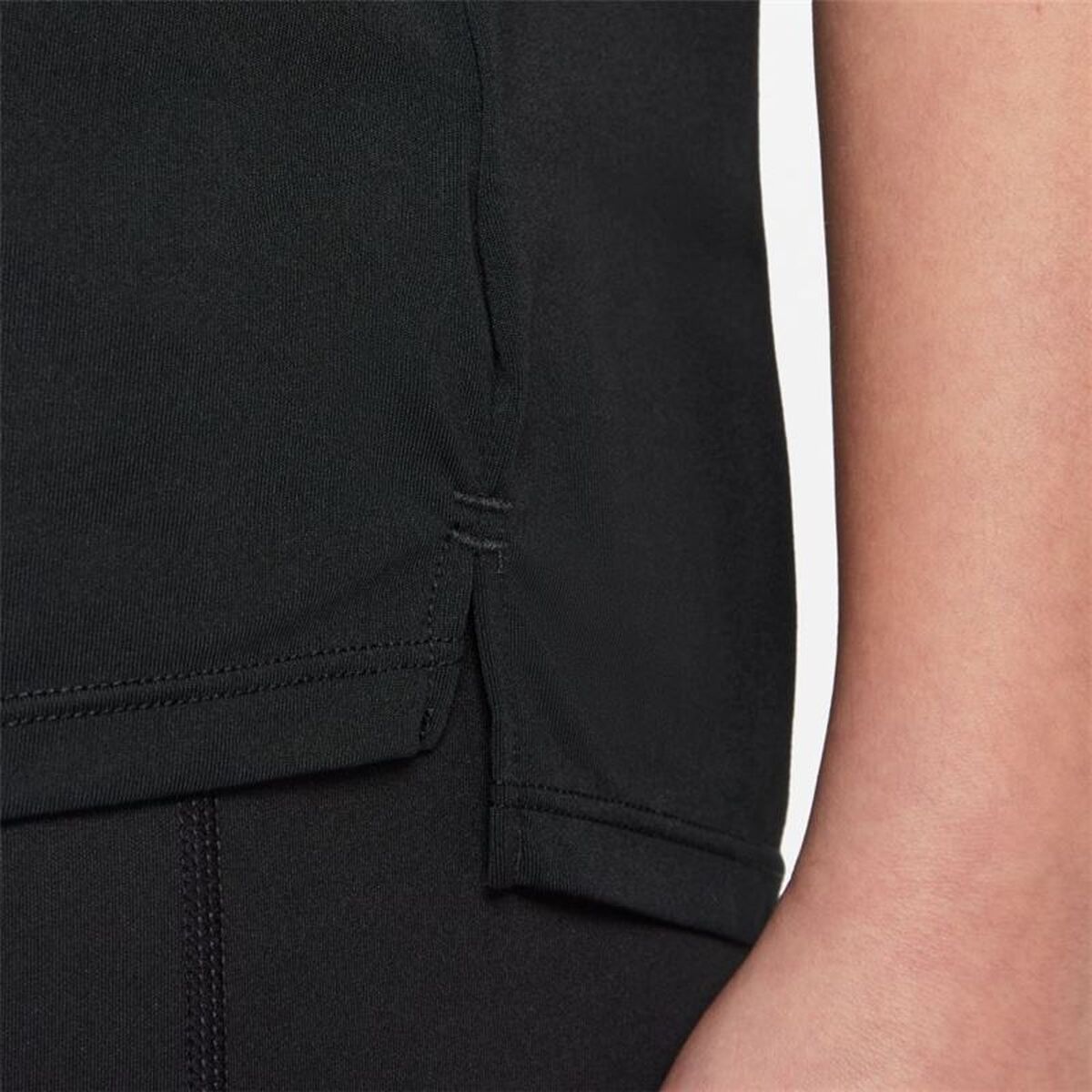 Tricou cu Mânecă Scurtă pentru Copii Nike DD7639-010 Negru