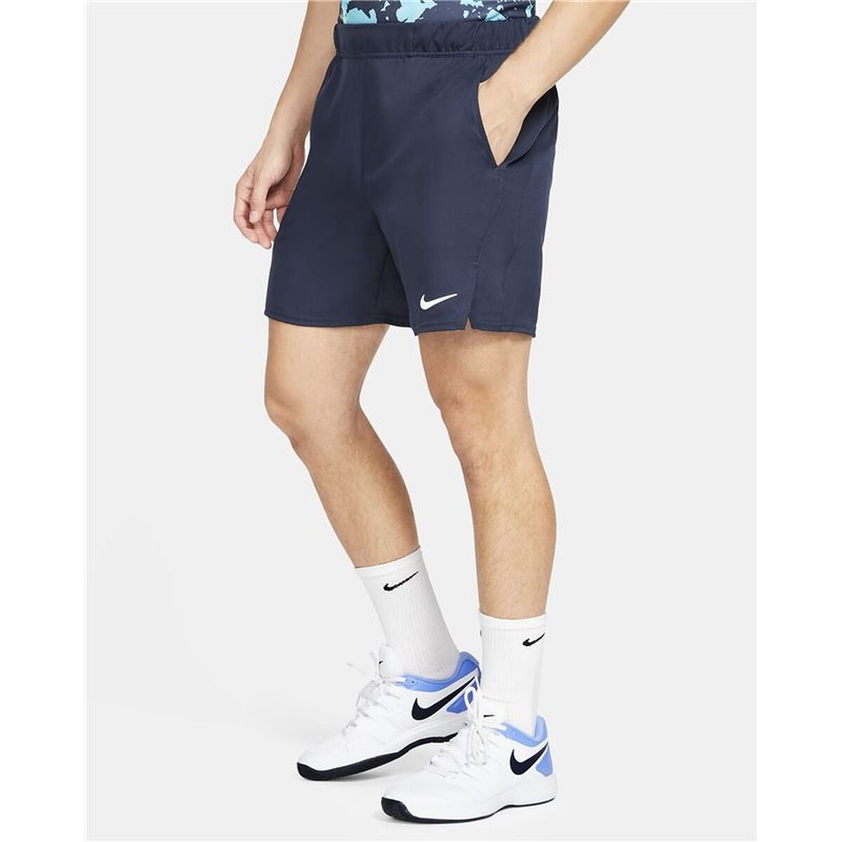 Pantalon Scurt Sport Nike Court Flex Victory M Albastru închis Bărbați