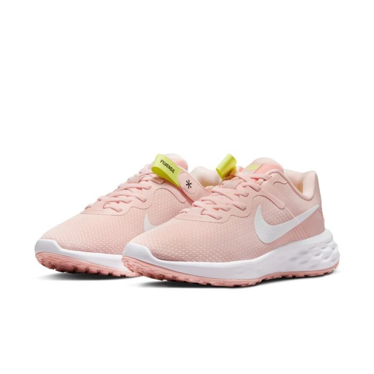 Încălțăminte de Running pentru Adulți Nike Revolution 6 FlyEase Next Nature Roz