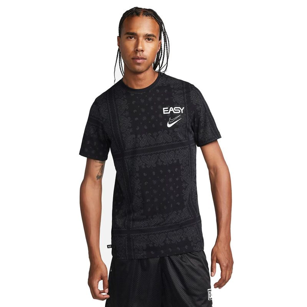 Tricou de baschet Nike DR7658-010 Negru
