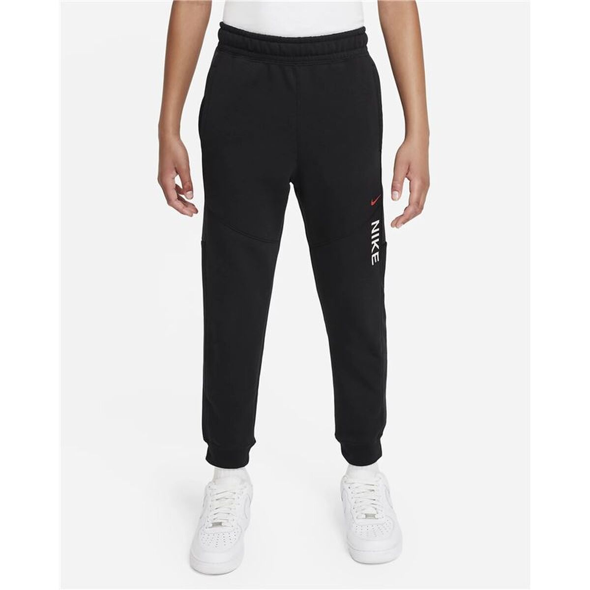 Pantaloni lungi de sport Nike Sportswear Hybrid Negru