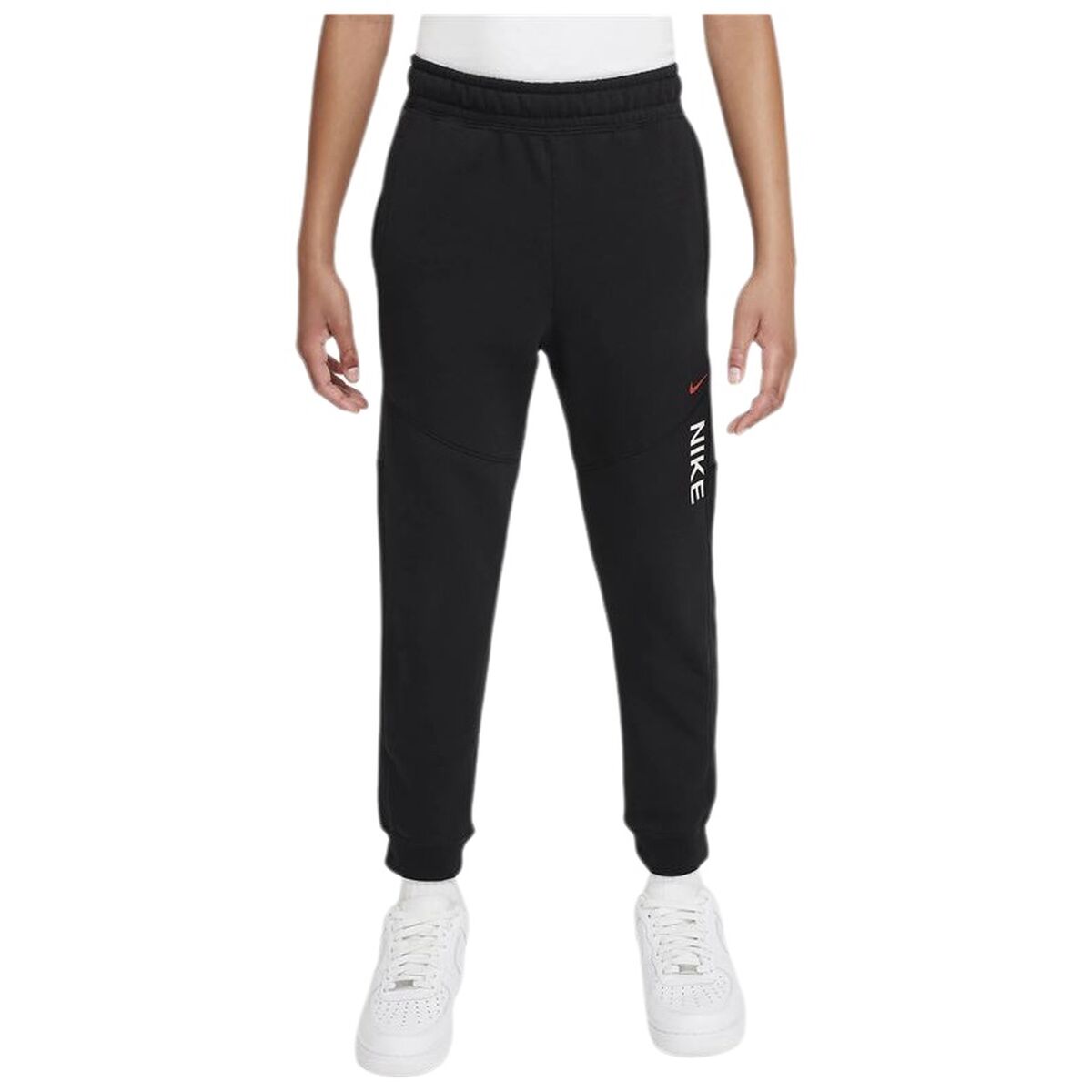 Pantaloni lungi de sport Nike Sportswear Hybrid Negru