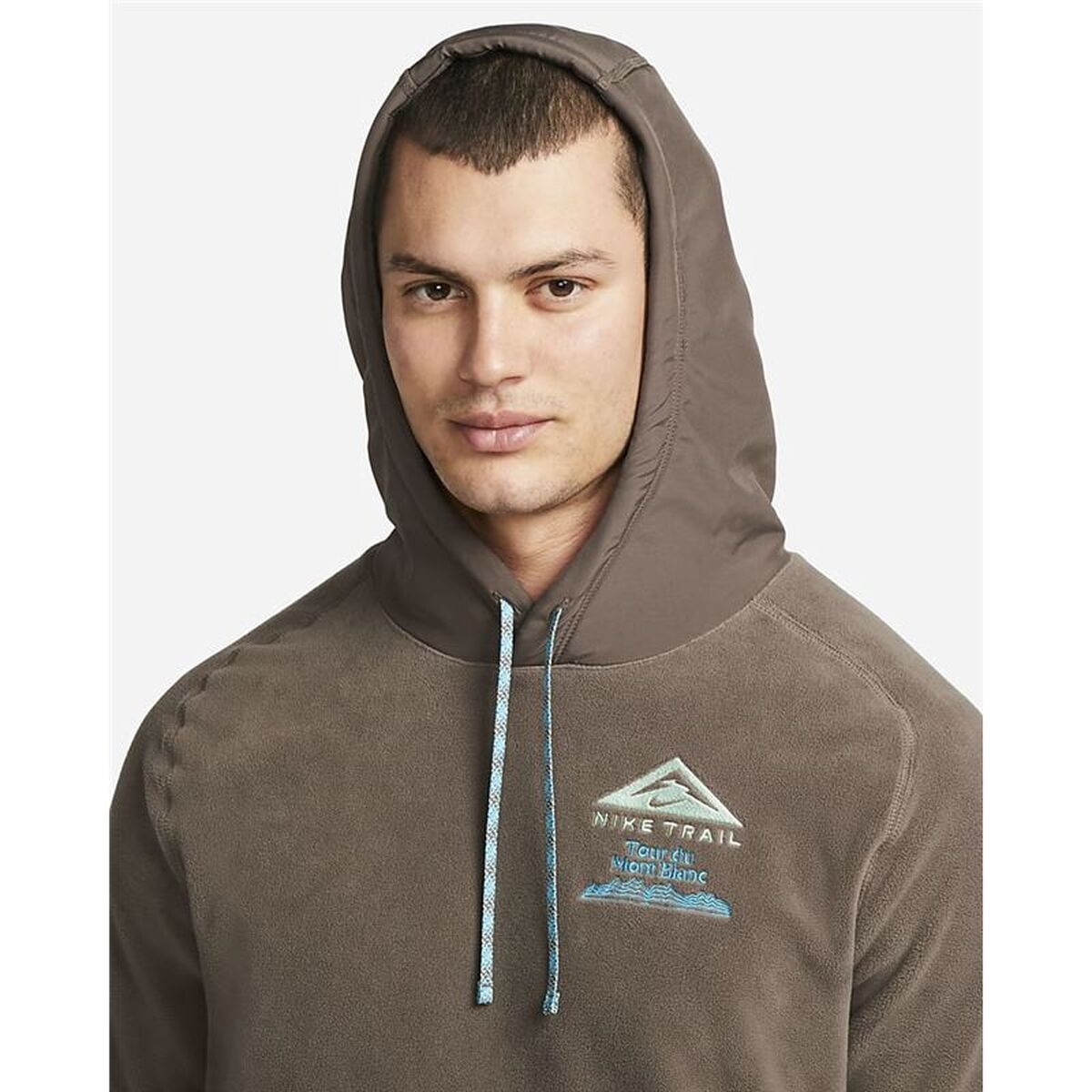 Hanorac cu Glugă Bărbați Nike Mount Blanc Gri deschis