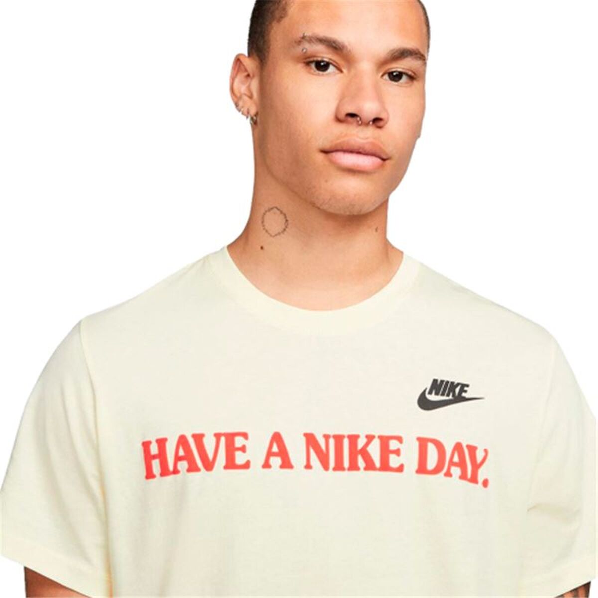 Tricou cu Mânecă Scurtă Bărbați Nike Have A Nice Day Bej