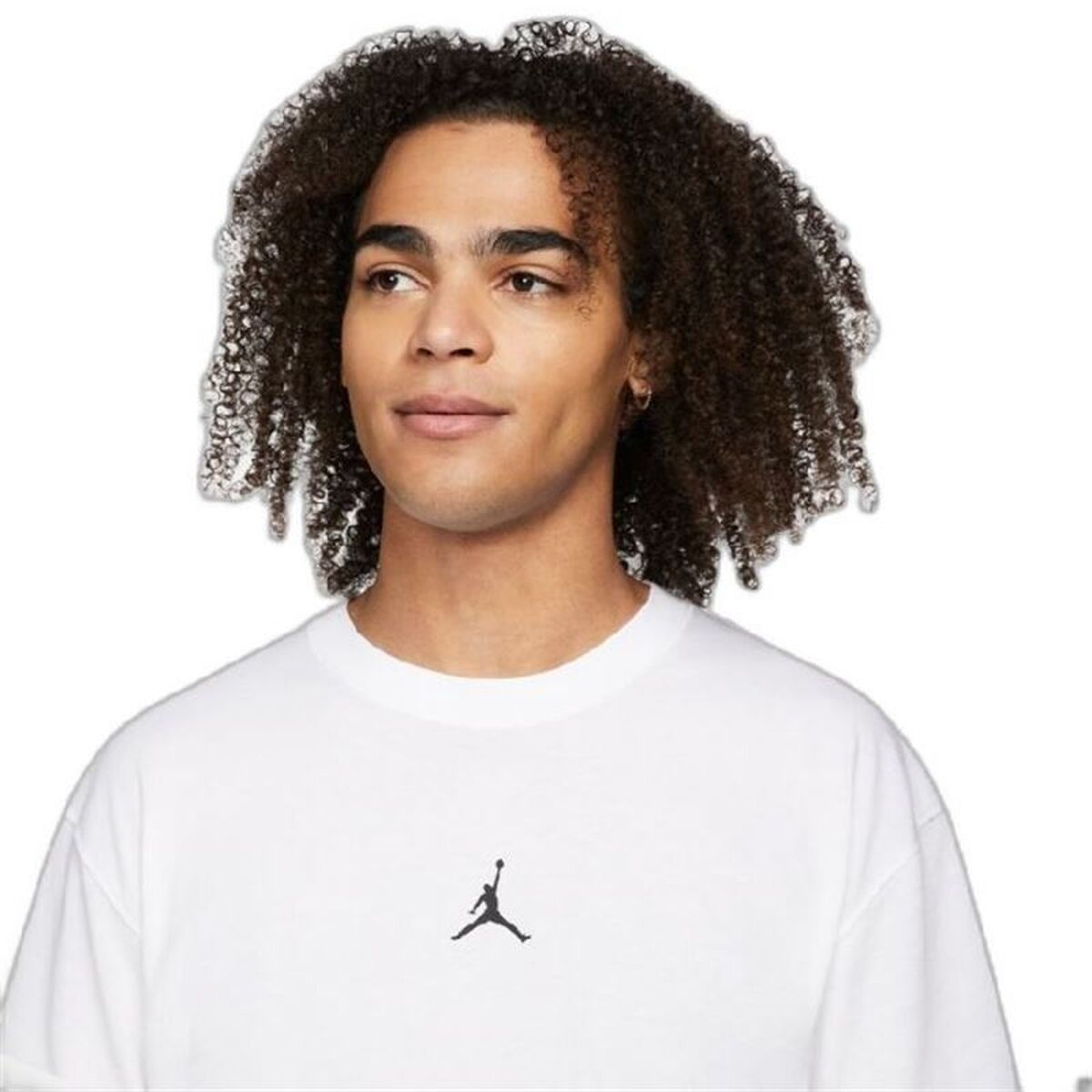 Tricou cu Mânecă Scurtă Bărbați Nike Jordan Sport Dri-FIT Alb