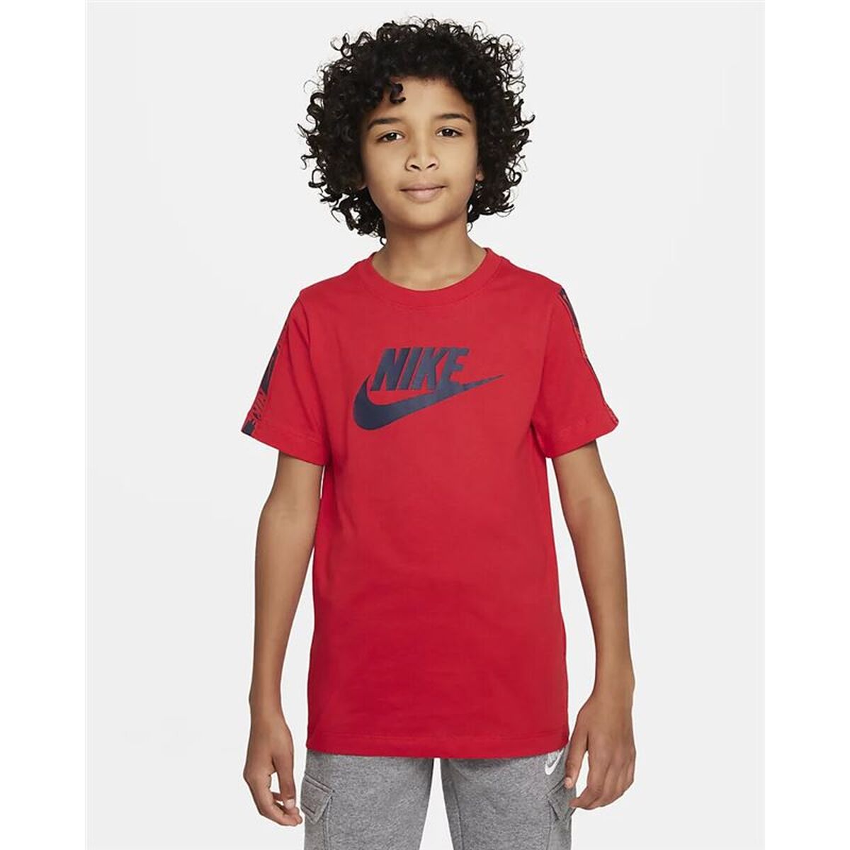 Tricou cu Mânecă Scurtă pentru Copii Nike Roșu