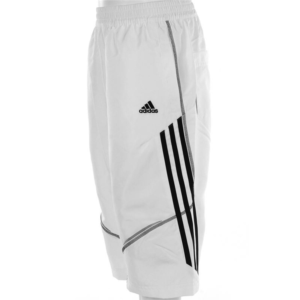 Pantalon Scurt Sport Adidas V37197 Alb